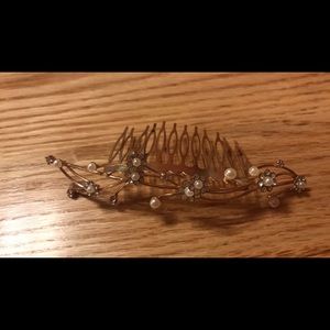 Hair comb and watch bracelet